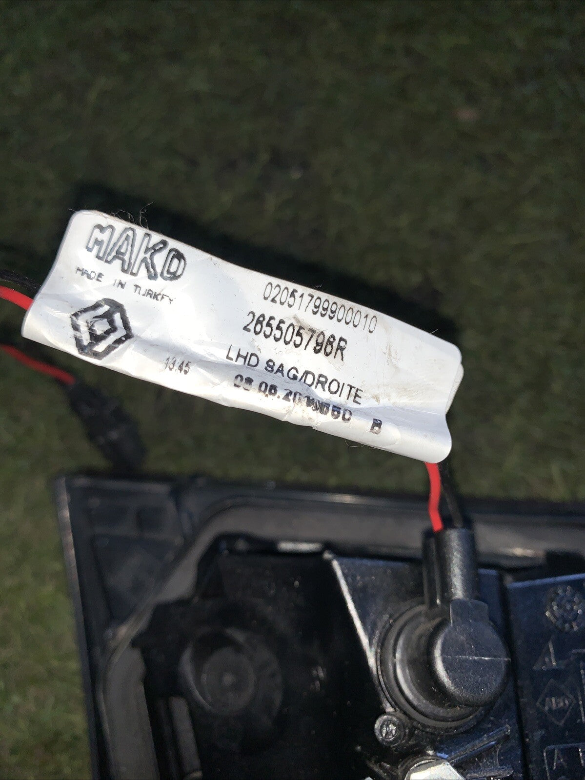 FANALE / STOP PROIETTORE POST INTERNO DX RENAULT CLIO 2016 BERLINA - 265505796R