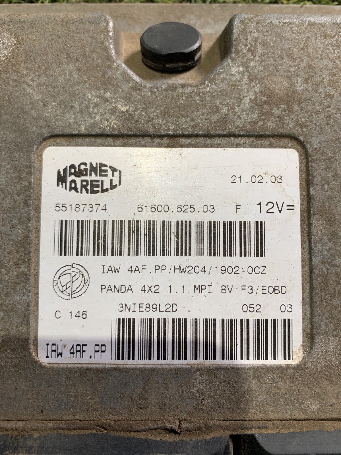 Centralina Motore Fiat Panda 1 Serie 1.1 55187374