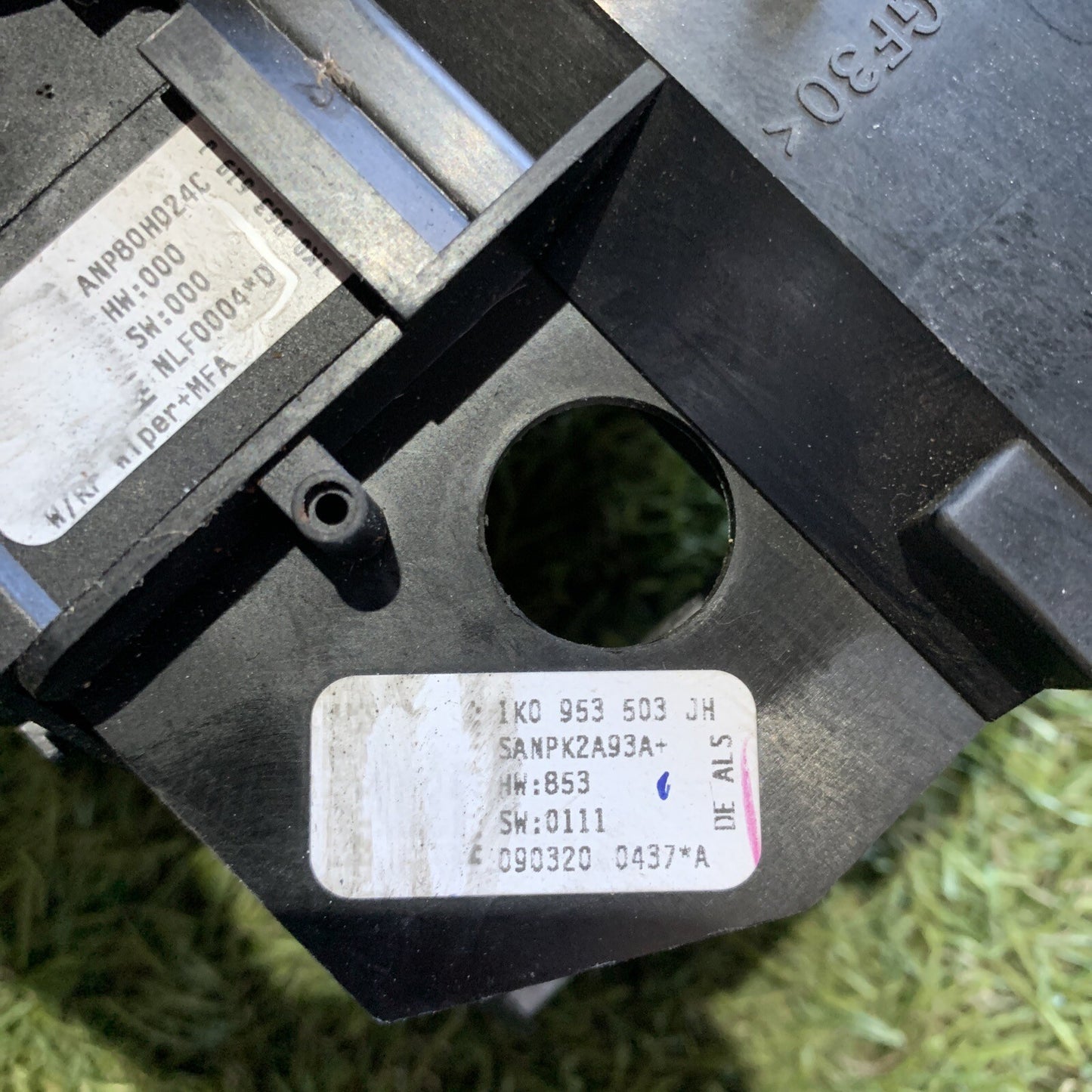 DEVIOLUCI CON CONTATTO SPIRALATO  VOLKSWAGEN TIGUAN 1K0953503JH