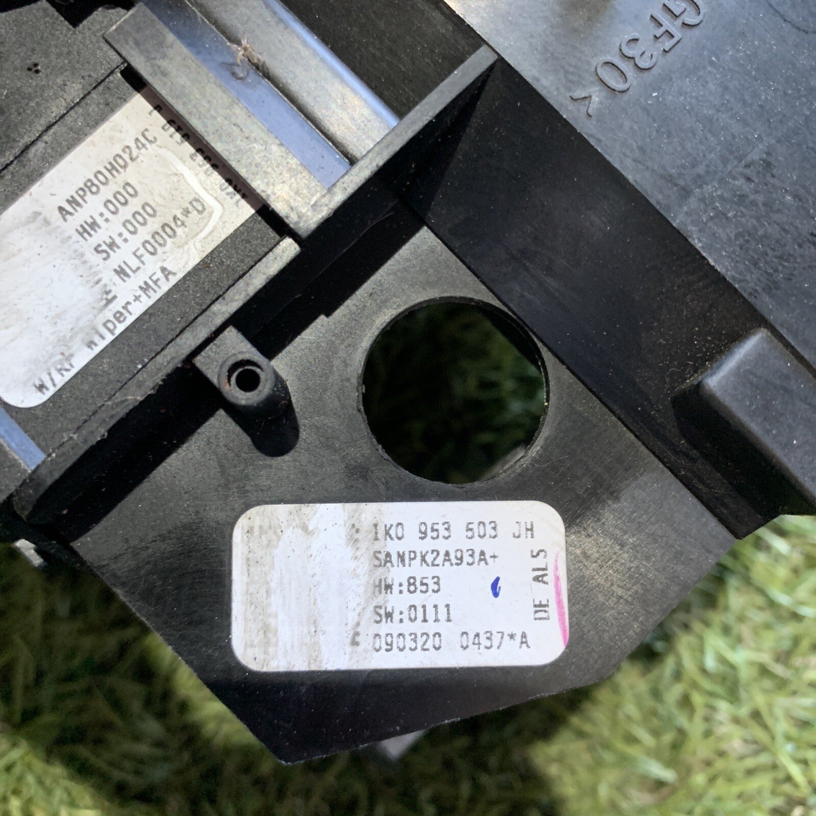 DEVIOLUCI CON CONTATTO SPIRALATO  VOLKSWAGEN TIGUAN 1K0953503JH