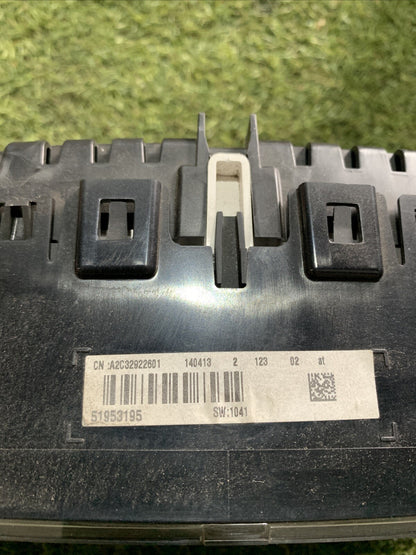 Quadrante Strumenti Contachilometri Fiat 500L  Originale Cod 51953195 2013 1.3