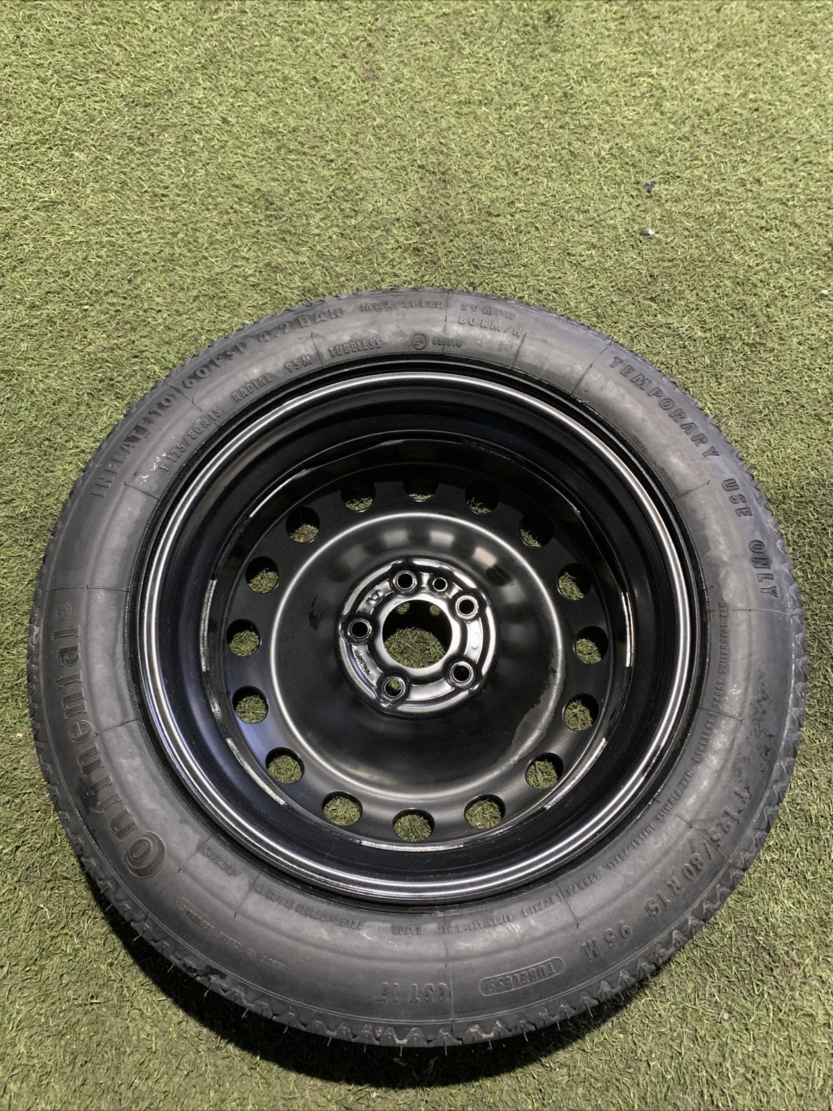 Ruotino Di Scorta Adatto Per Fiat 500 L 125/80R15