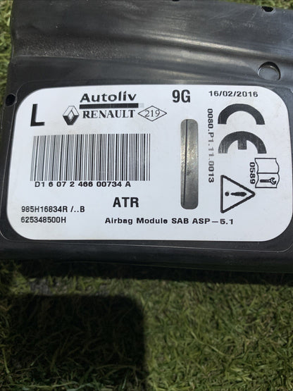 985H16834R AIRBAG SEDILE SINISTRO LATO GUIDA RENAULT Clio Serie IV (2)