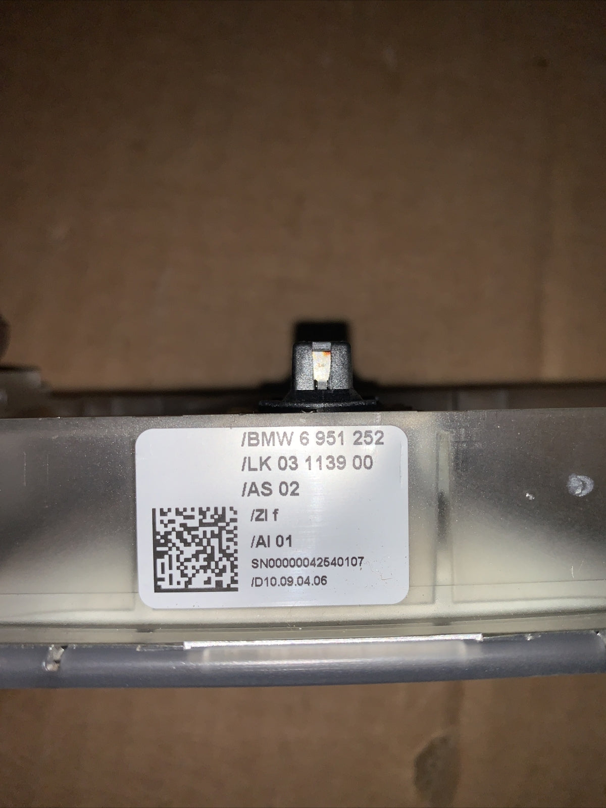 6951252 PLAFONIERA LUCE INTERNA ABITACOLO BMW X1 E84 2.0 D 85KW 5P 6M (2013) RIC