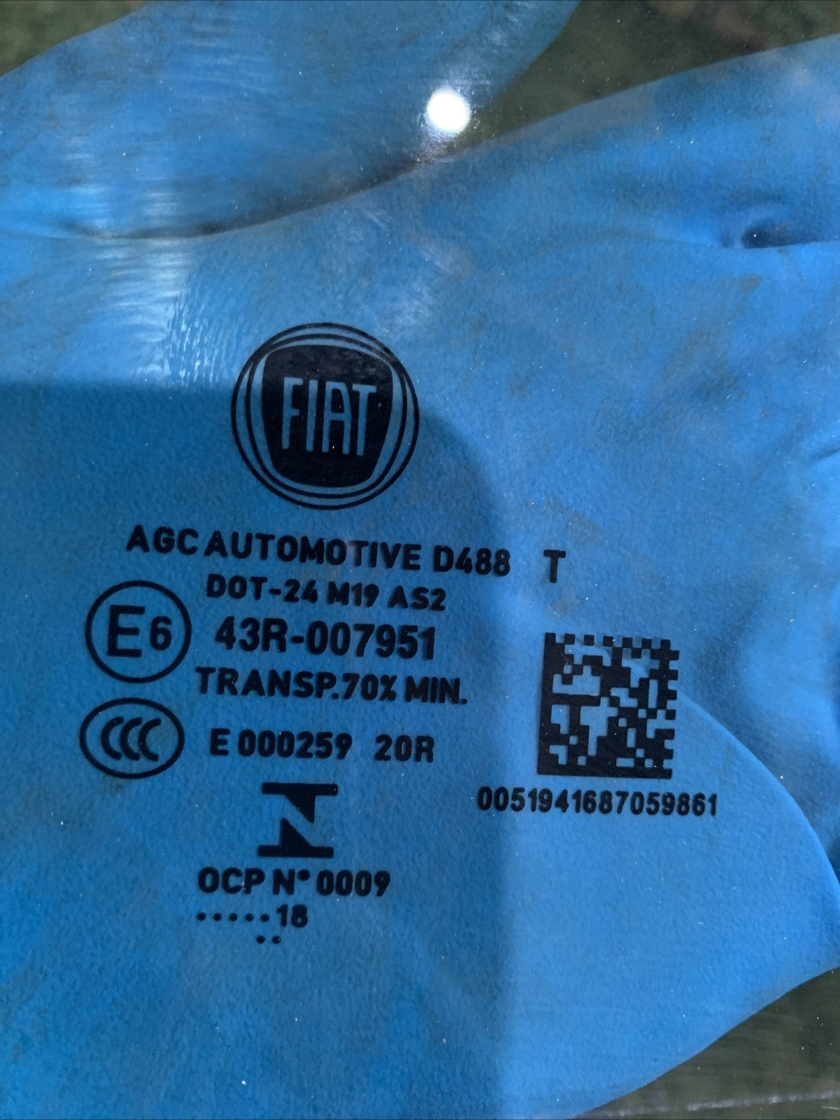 Vetro Scendente Posteriore Sinistro Fiat 500X 51941687