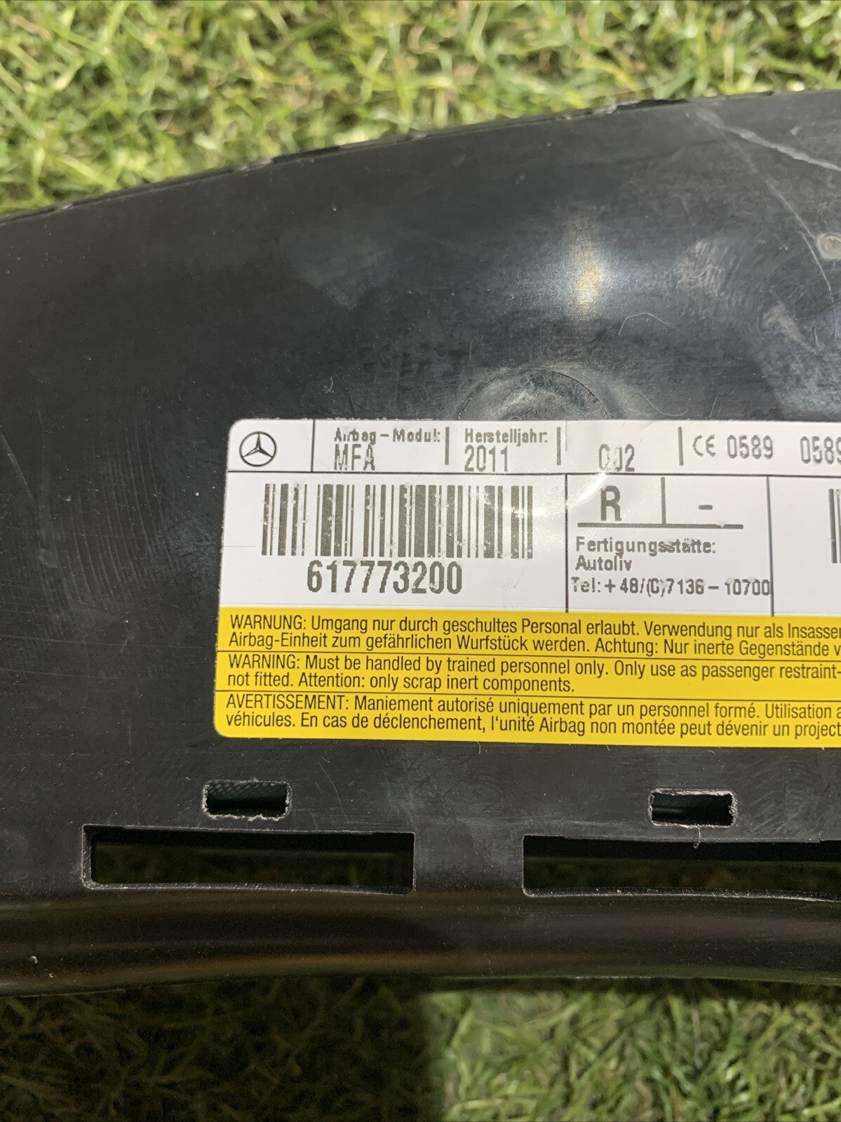 AIRBAG SEDILE DESTRO PER MERCEDES Classe B W246 2° Serie 617773200 (12>)