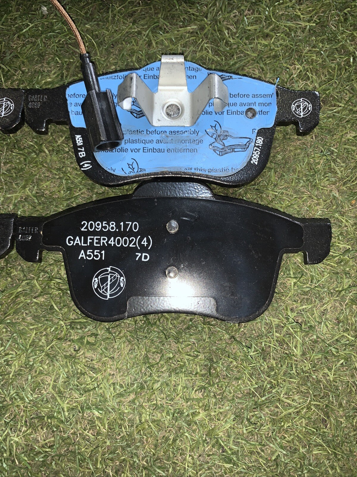 Pastiglie Freno Anteriore 77365396 Fiat Doblo I II Lancia Delta Originali