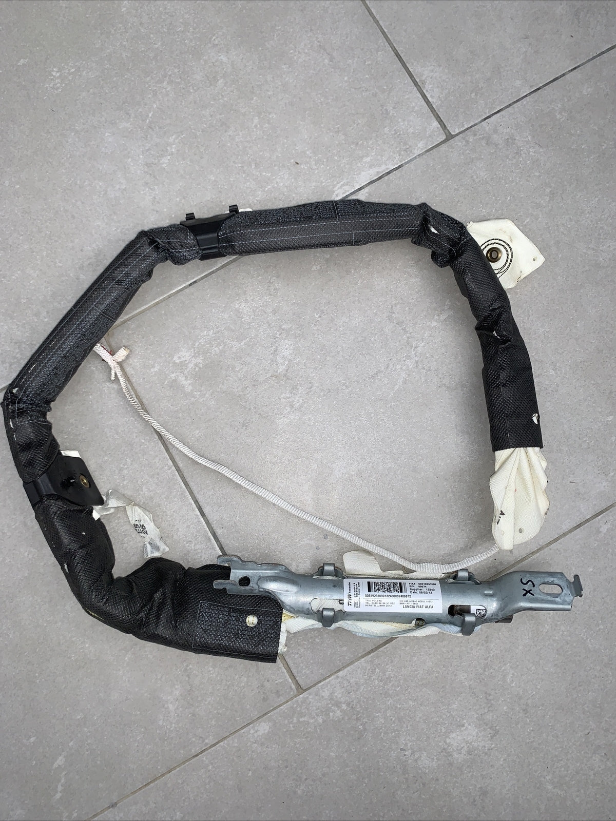 Carica airbag tetto tendina sinistra FIAT 500 codice: 00519231090 (2007-2015)