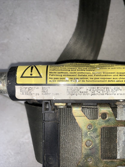 Cintura di Sicurezza Anteriore Destra FIAT PUNTO 188 2004