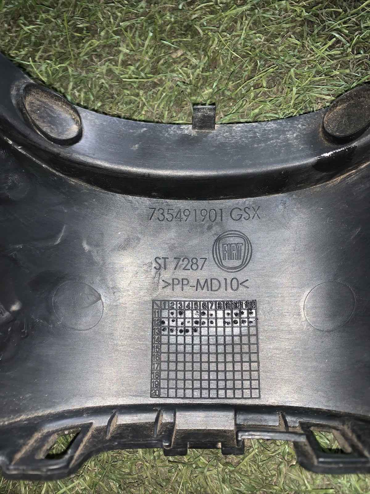 RIVESTIMENTO TUNNEL CENTRALE FIAT PANDA 3 (312_319) 2012-2022, B2412 (2)