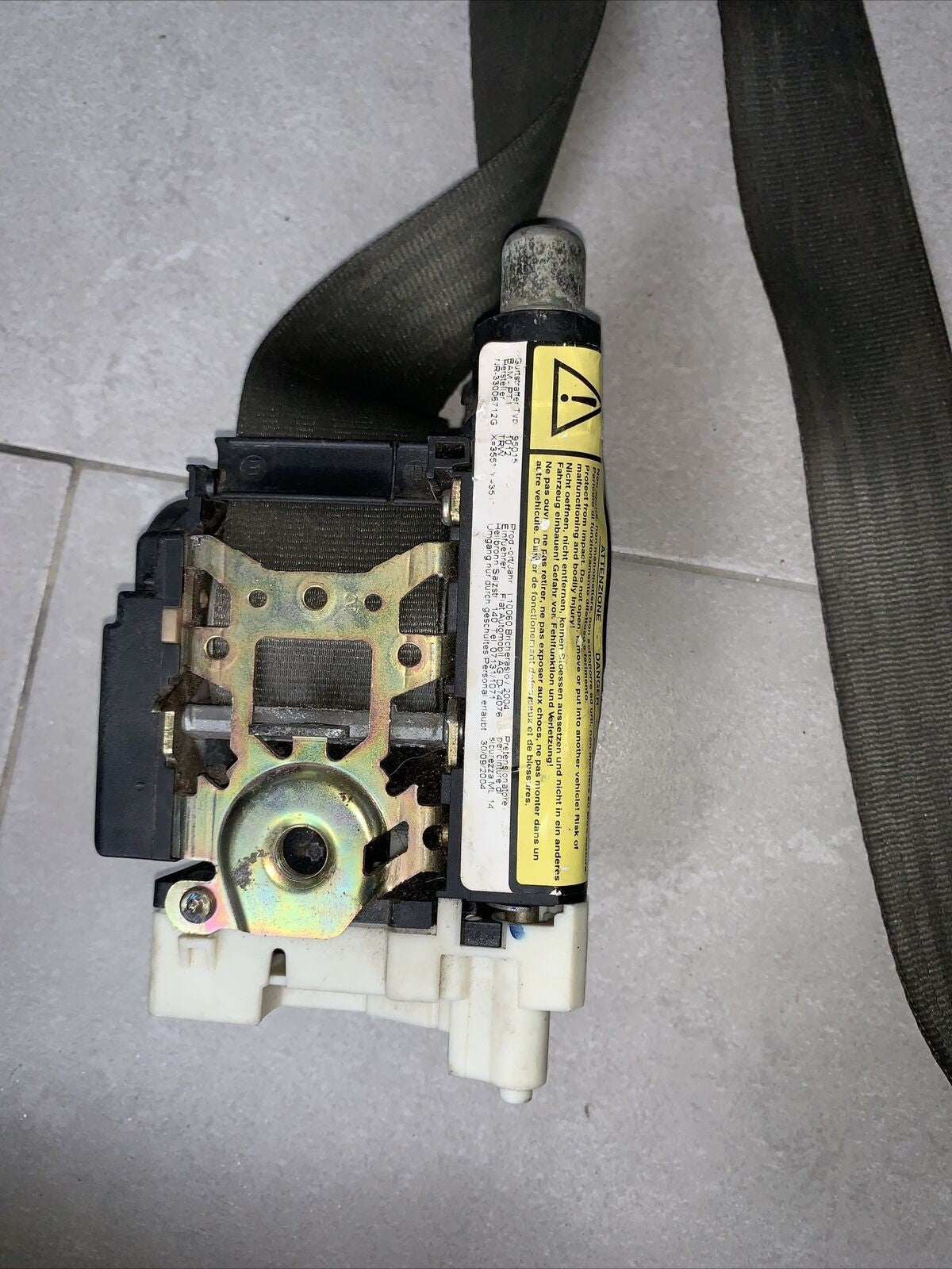Cintura di Sicurezza Anteriore Destra FIAT PUNTO 188 2004