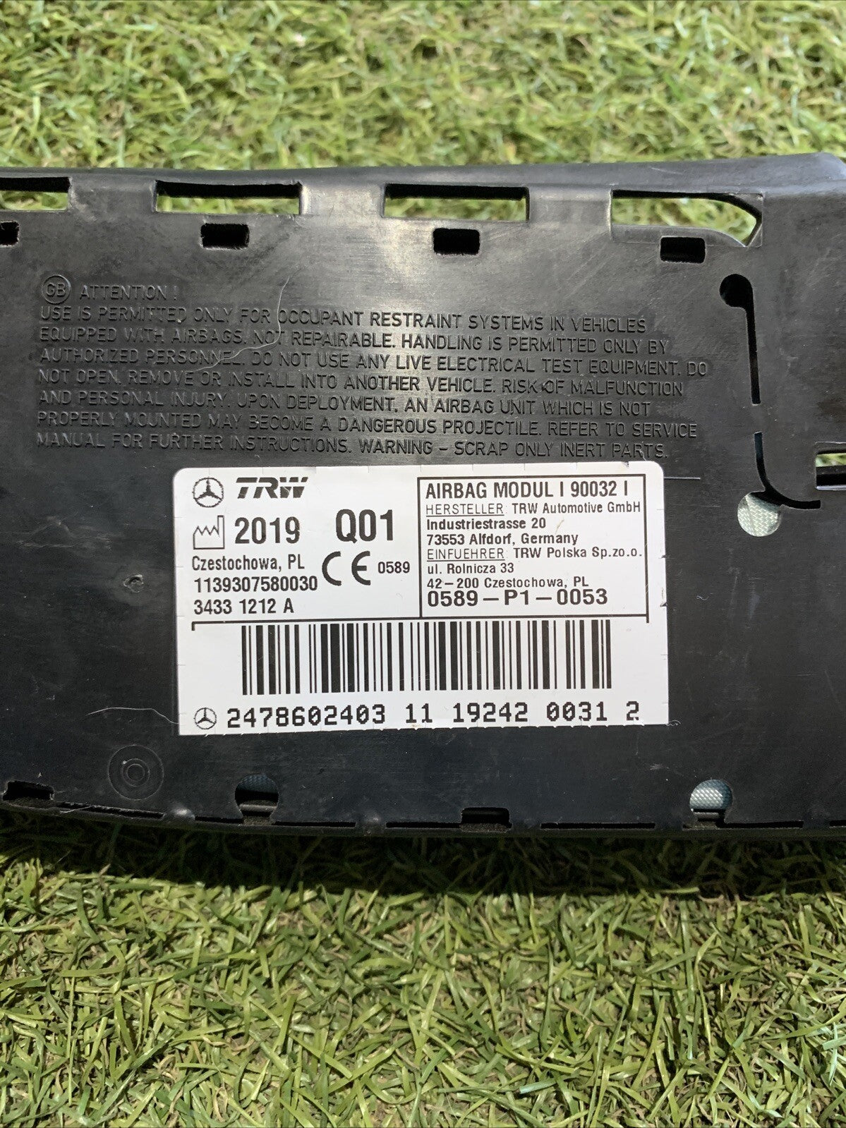 Airbag Sedile Destro Dx Mercedes Classe B W247 2019 2478602403