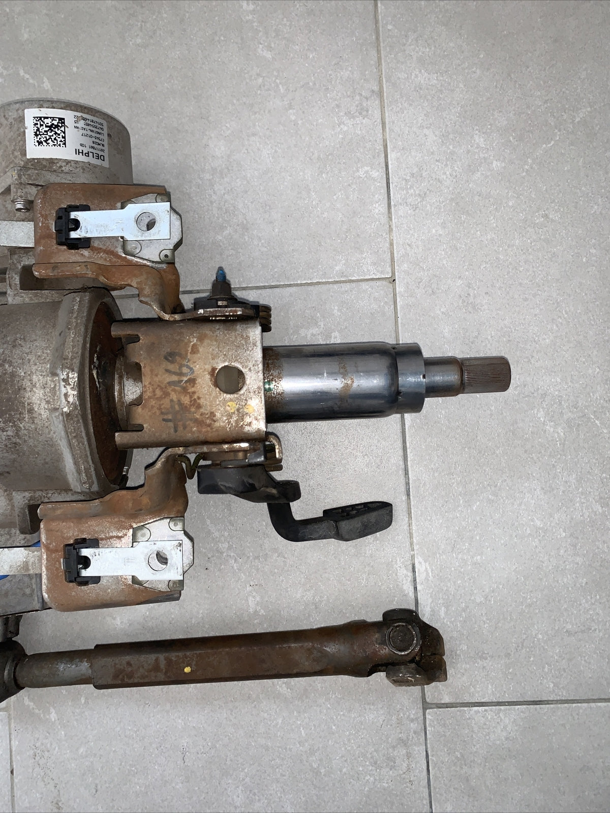 PIANTONE ELETTRICO CITY SERVOSTERZO  FIAT GRANDE PUNTO  26126352 FILO Blu