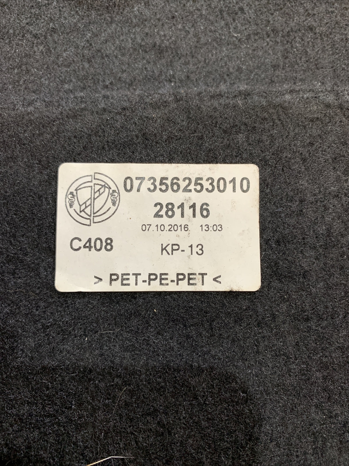 Rivestimento portellone 07356253010 Fiat 500 2015 in poi