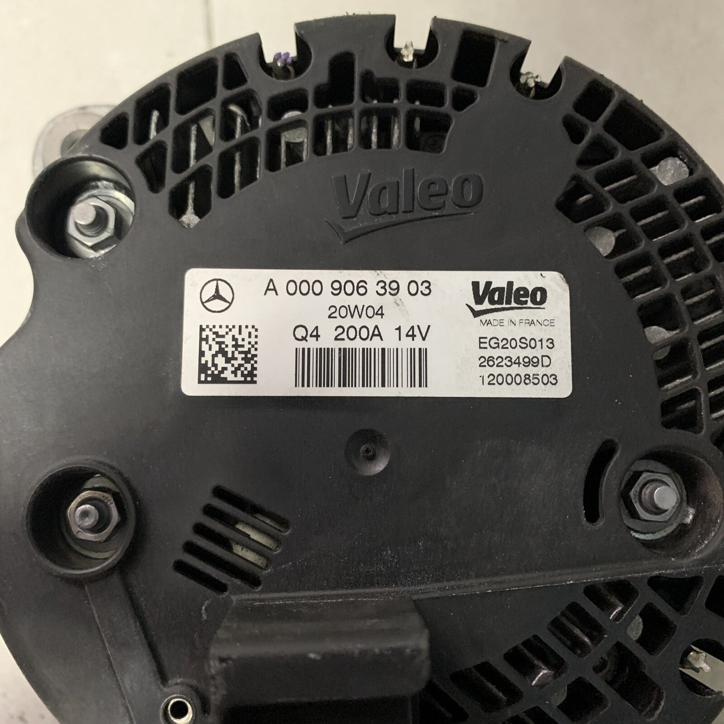 ALTERNATORE MERCEDES CLASSE A 200 A0009063903