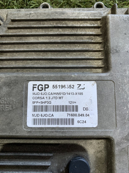 Centralina Motore Opel Corsa C 1.3 55196352