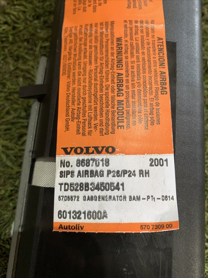 Airbag Sedile Anteriore Destro Volvo S60 1 Serie 8687018