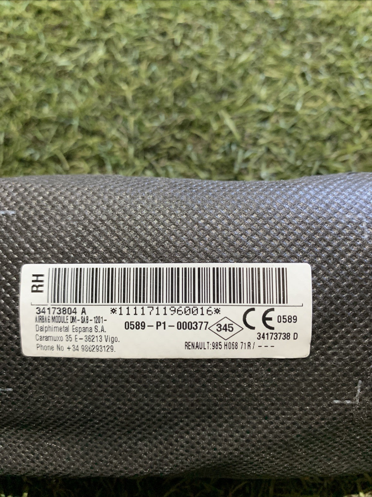 Airbag Laterale Sedile Destro Dacia Sandero 2015 985H06871R- 34173738D