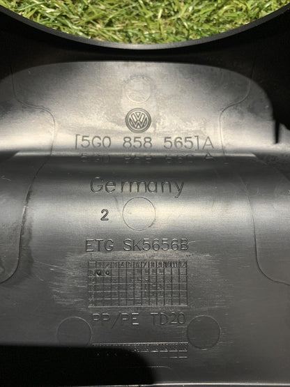 5G0858565A RIVESTIMENTO COVER CORNICE PIANTONE STERZO VOLKSWAGEN GOLF 7 12>19