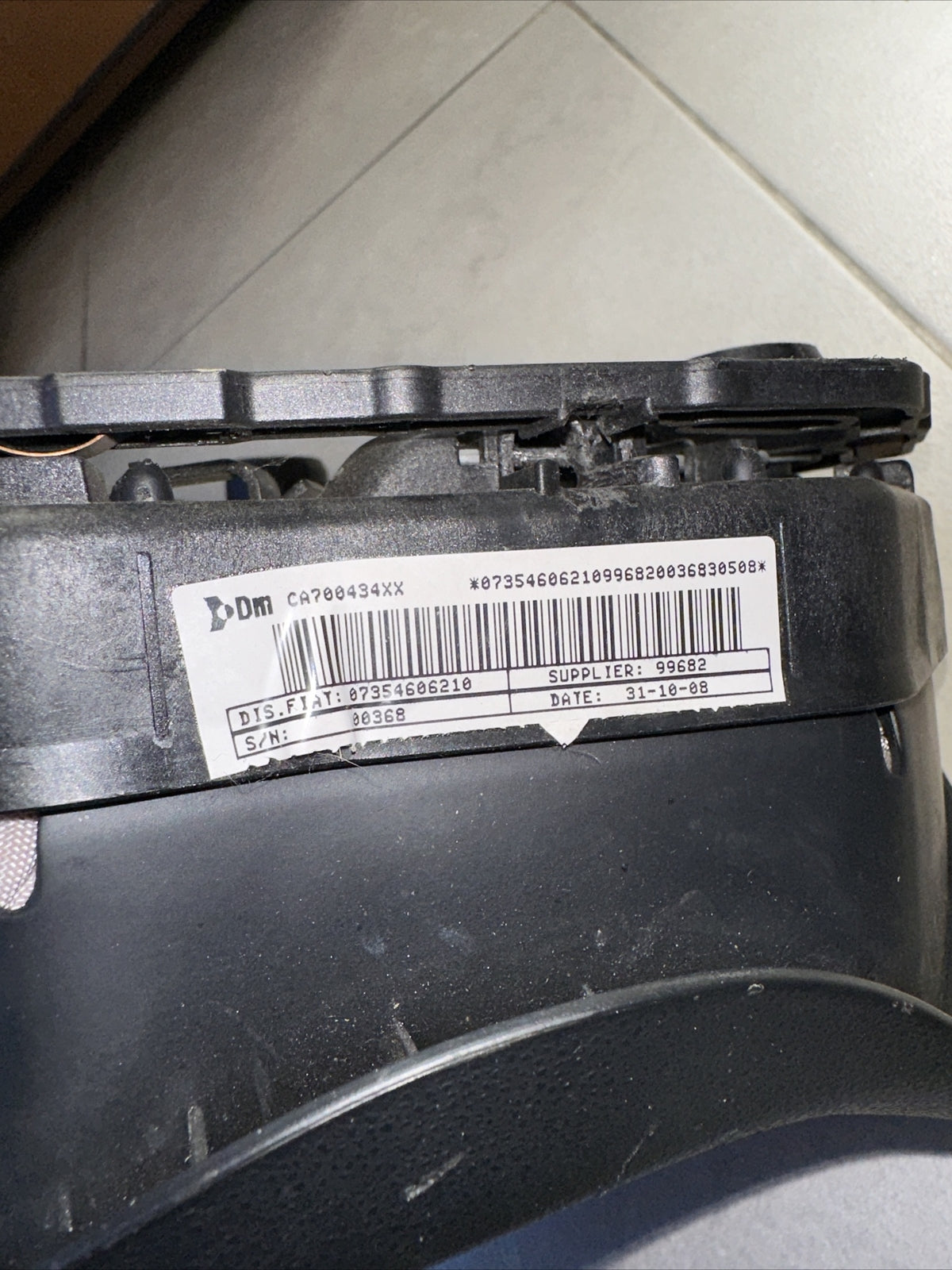 AirBag Volante Fiat Grande Punto/ Fiat Bravo 07354606210