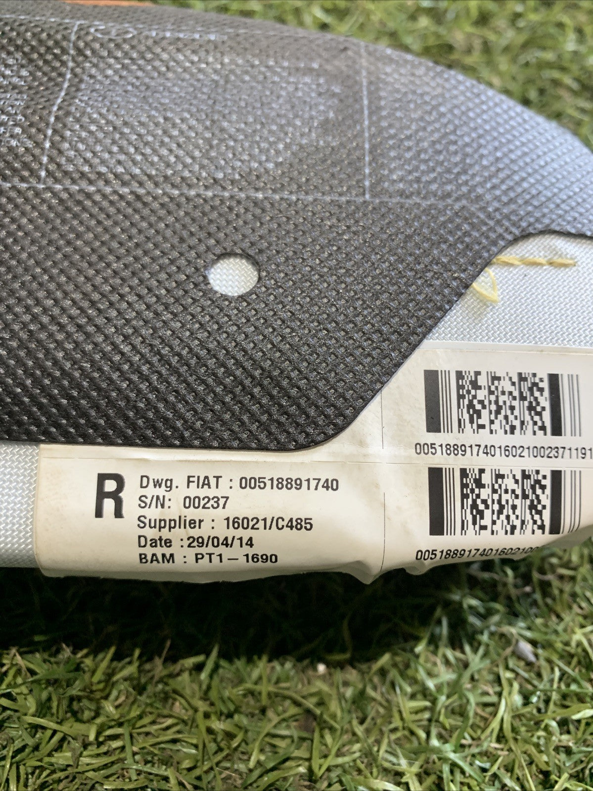 airbag sedile destro fiat 500 L Anno 2013 Originale COD 518891740 (2)