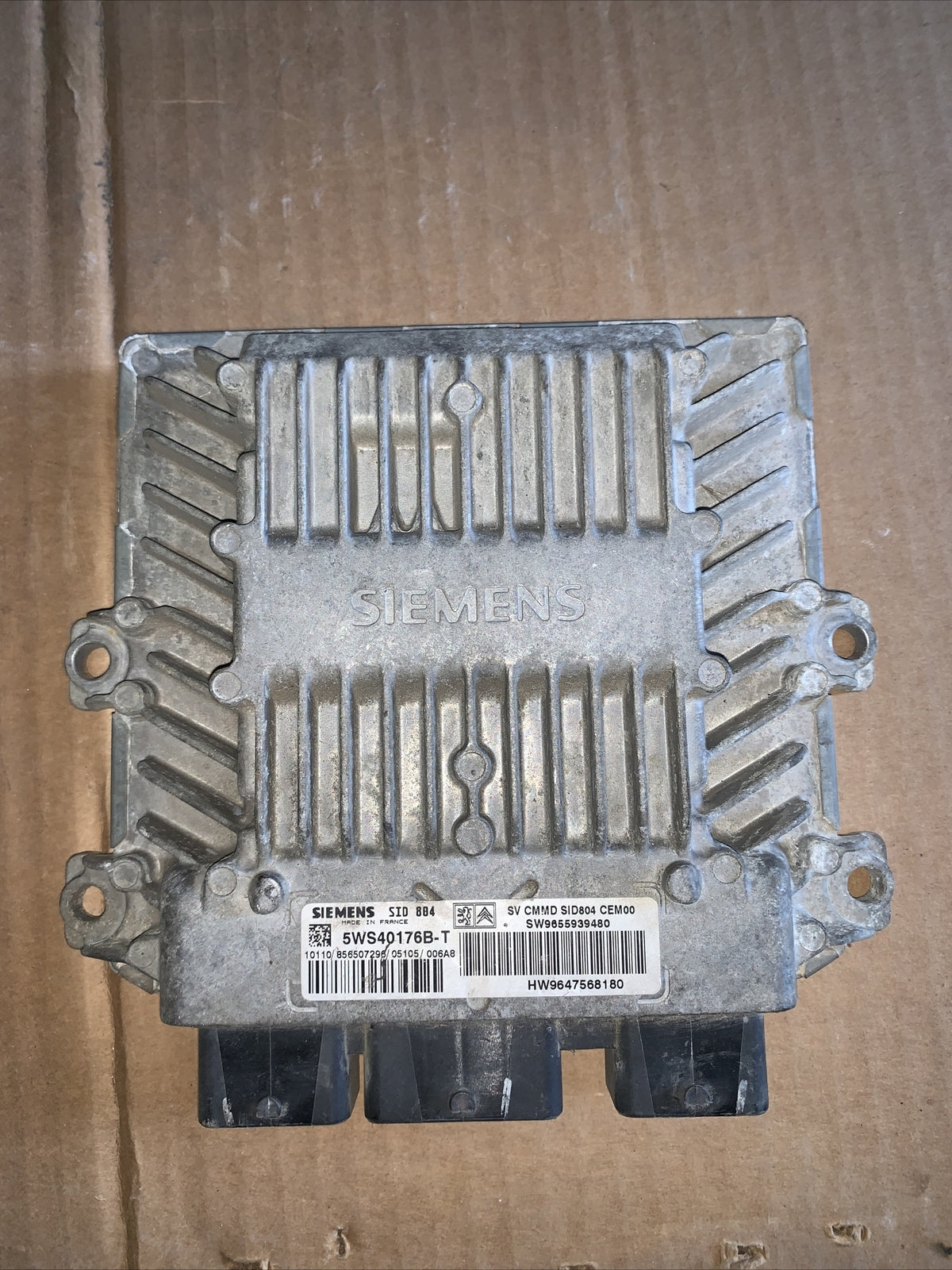 Centralina Motore Siemens ford 5WS40176B-T SW 9655939480 HW 9647568180 SID 804