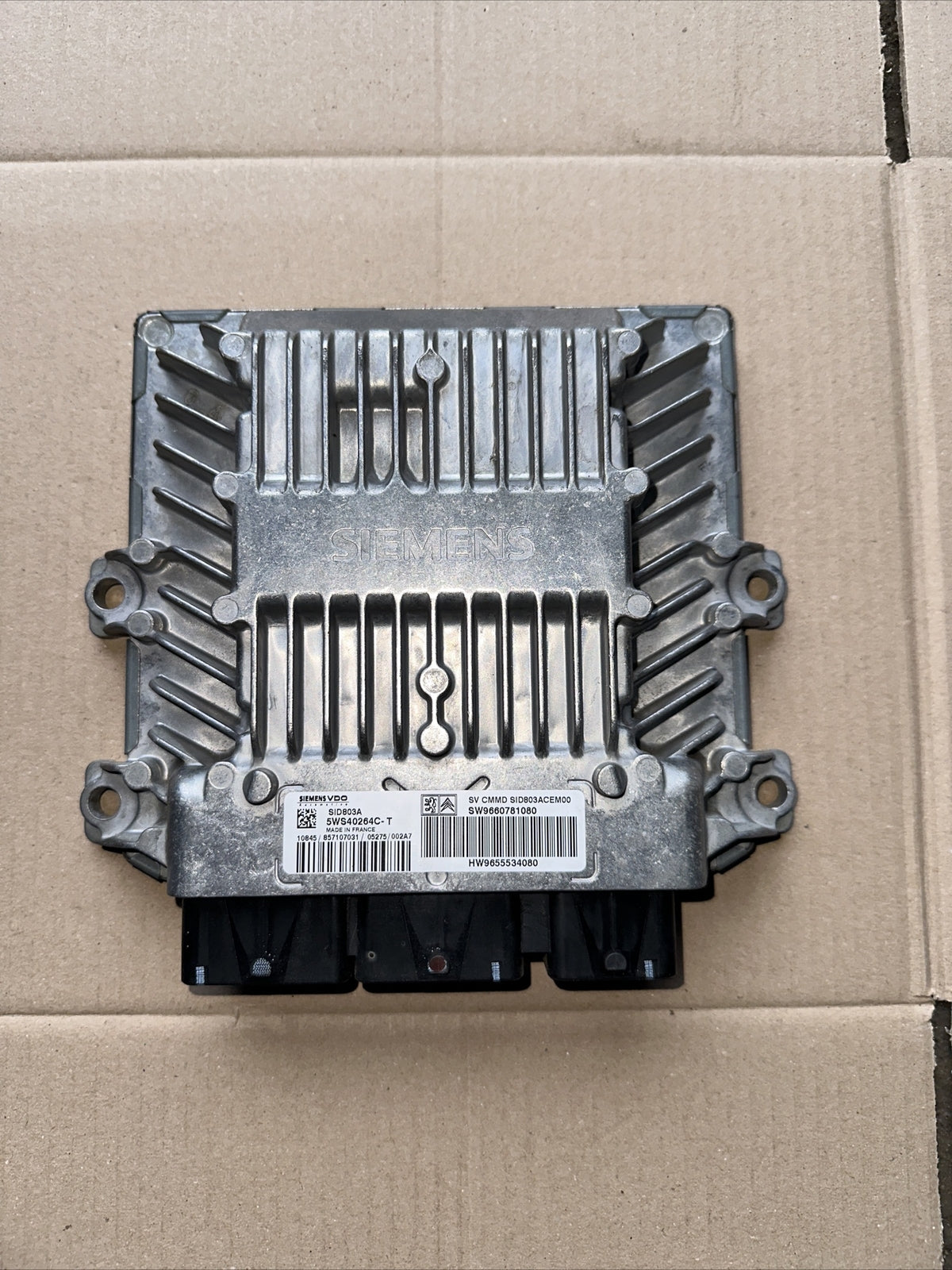 CENTRALINA MOTORE PEUGEOT 407 2.0 HDI 2006 - 5WS40264C-T - SW9660781080