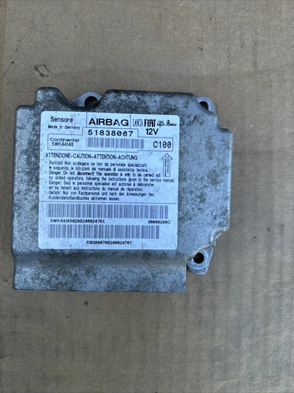 51838067 CENTRALINA SENSORE AIRBAG SRS FIAT GRANDE PUNTO199 CONTINENTAL 5WK44148