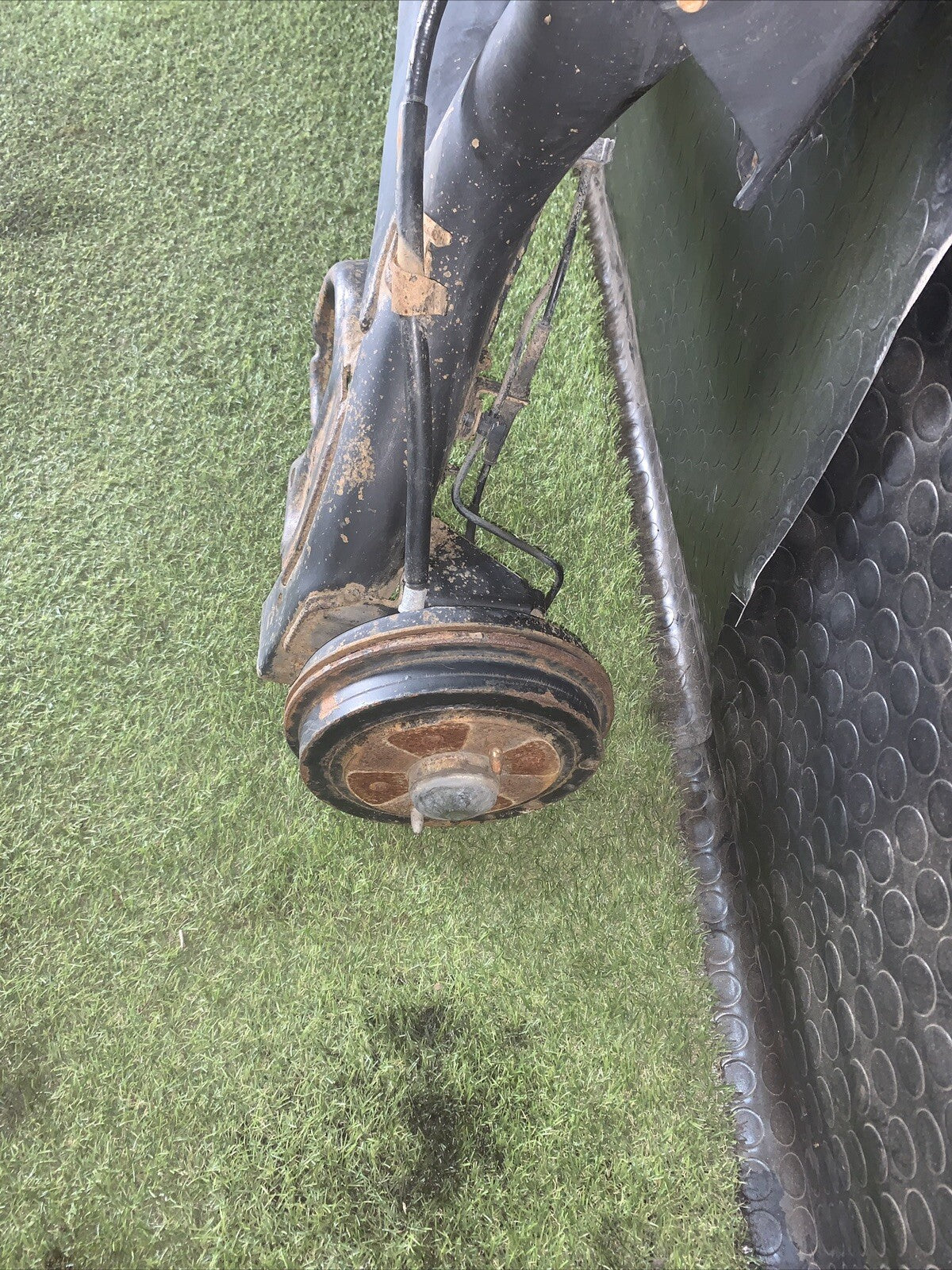 51856917 PONTE ASSALE POSTERIORE FIAT PANDA (169) (2004) FRENI A TAMBURO