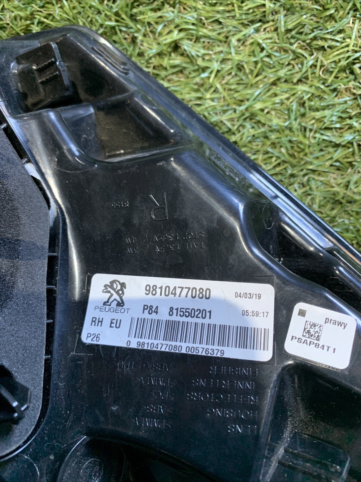 Stop fanale posteriore Destro Passeggero PEUGEOT 3008 GT Line 2019