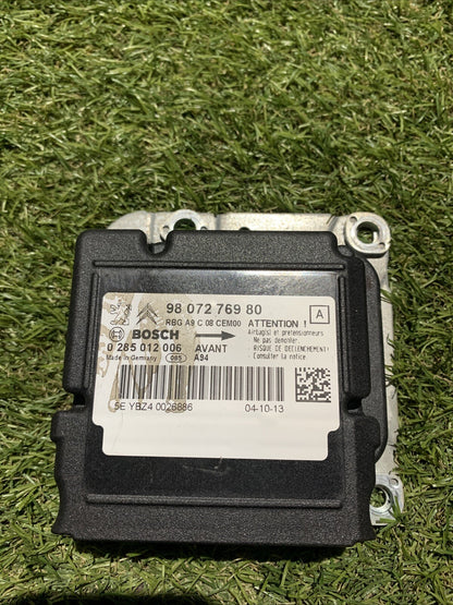 Centralina Airbag Peugeot 2008 Anno 2013 1.6 Diesel 9807276980
