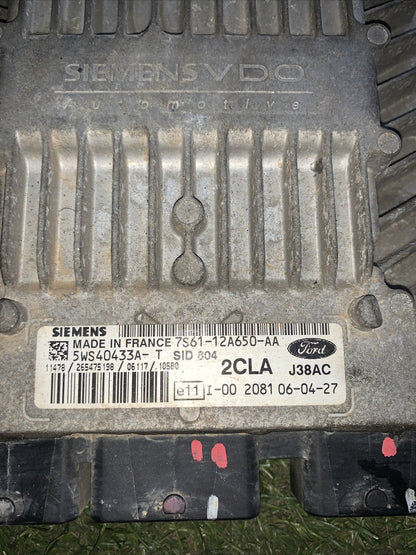 7S61-12A650-AA CENTRALINA MOTORE FORD FIESTA 1.4 D 2007