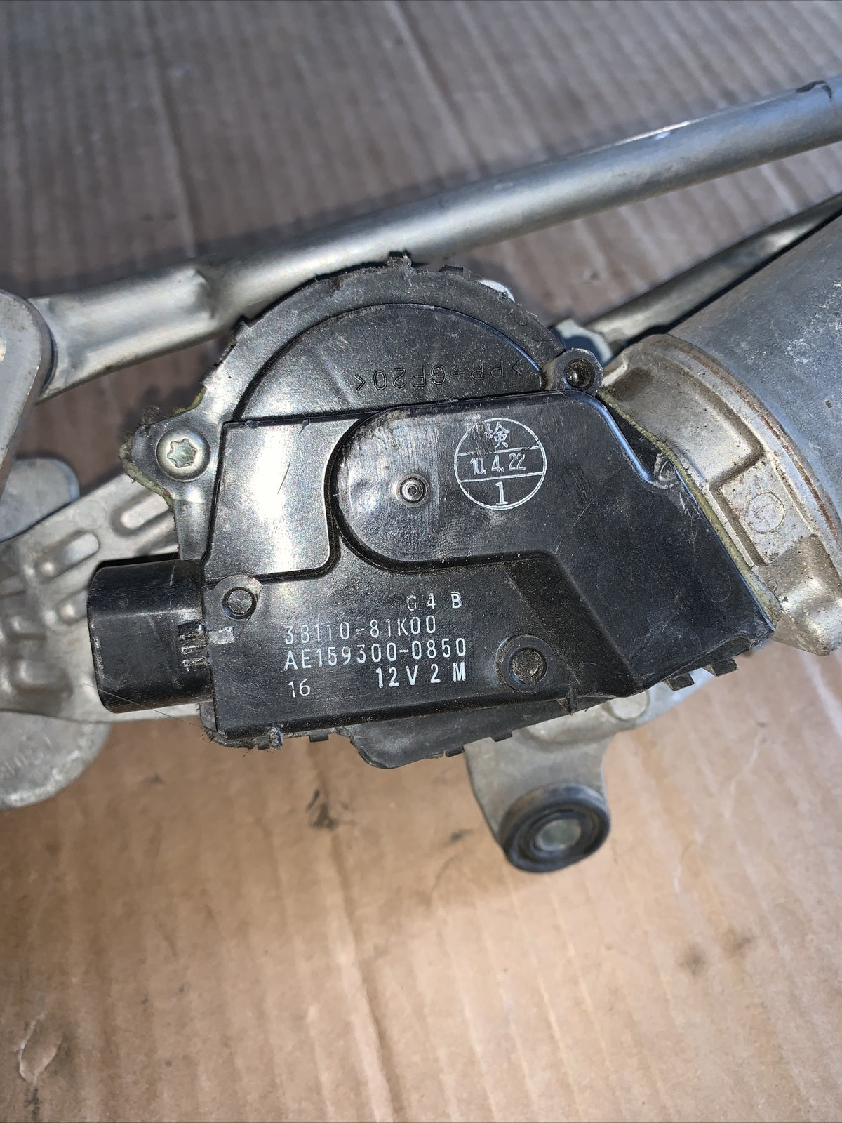 38110-81K00 MOTORINO ASTA TERGIPARABREZZA FIAT SEDICI 1.6 88KW 5P B 5M (2010) RI