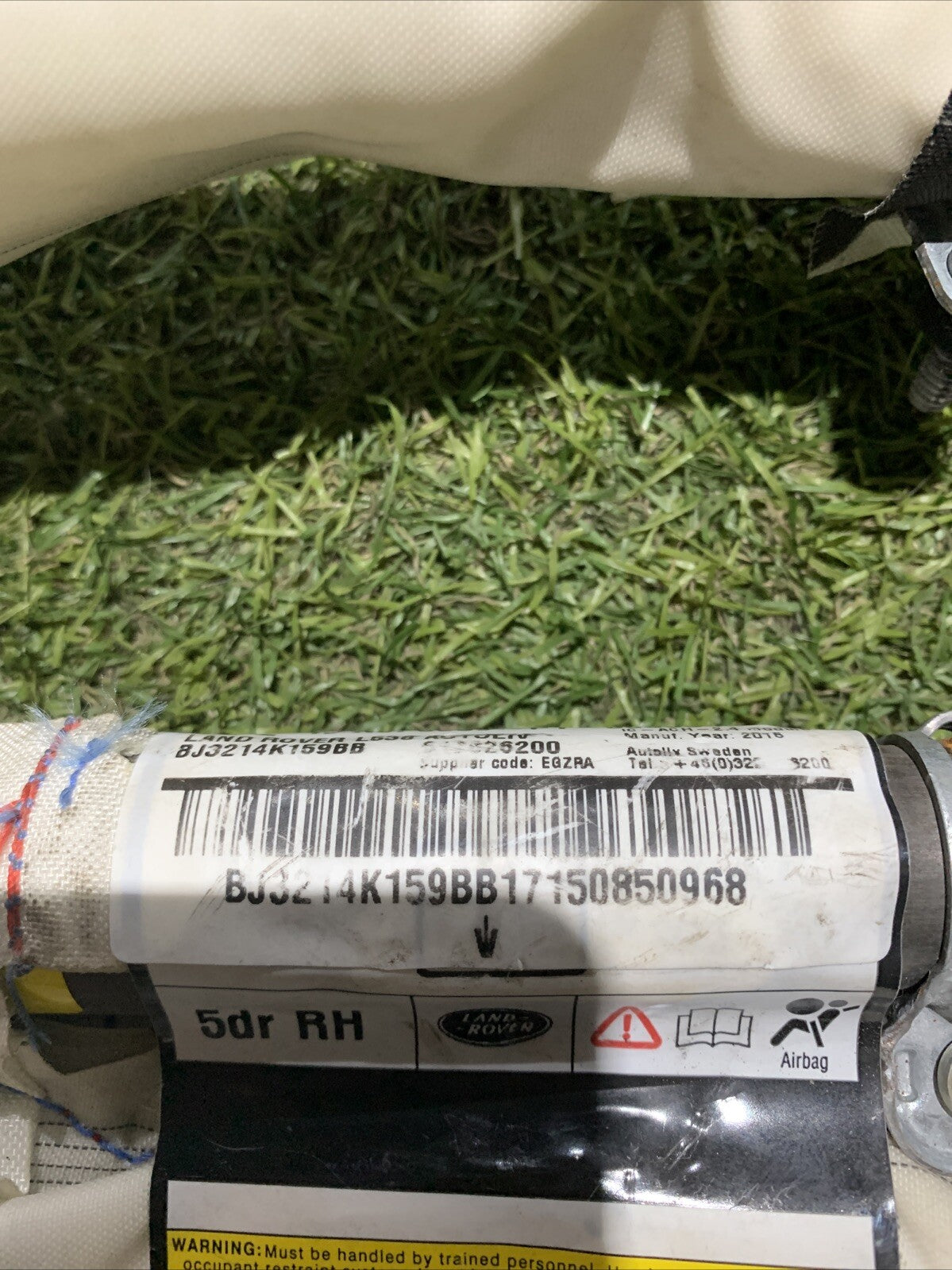 AIRBAG A TENDINA LATO DESTRO LAND ROVER Range Rover Evoque 1° Serie BJ3214K159BB