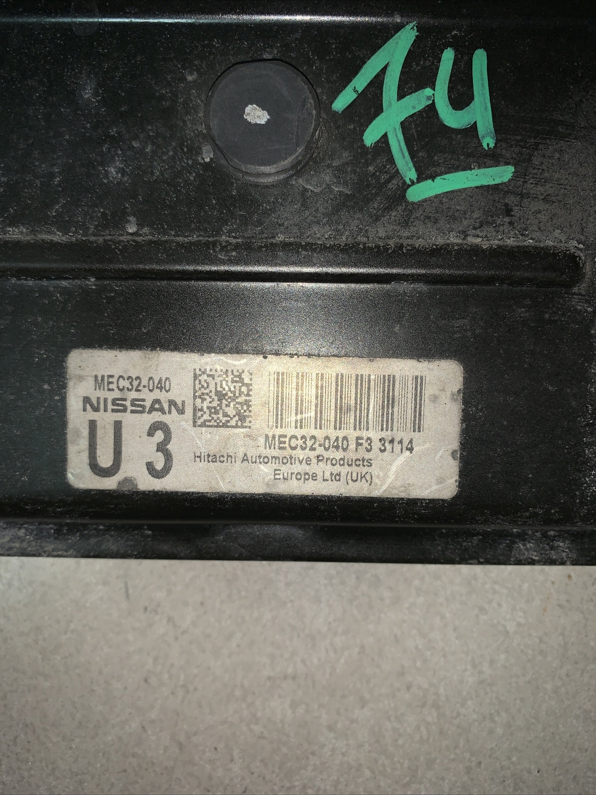 MEC32040F3 CENTRALINA MOTORE ECU HITACHI NISSAN MICRA (K12) 1.2B 16V 80CV (2004)