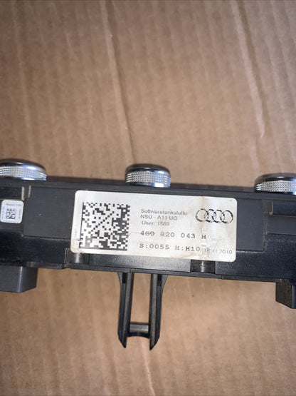 AUDI A7 4G 11-14 Riscaldatore quadranti pulsanti climatizzatore 4G0820043h