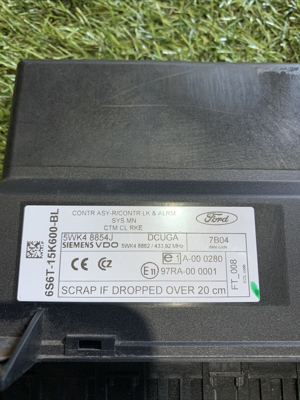 Centralina Comfort Ford Fiesta 2006 1.4 Diesel 5WK48854J