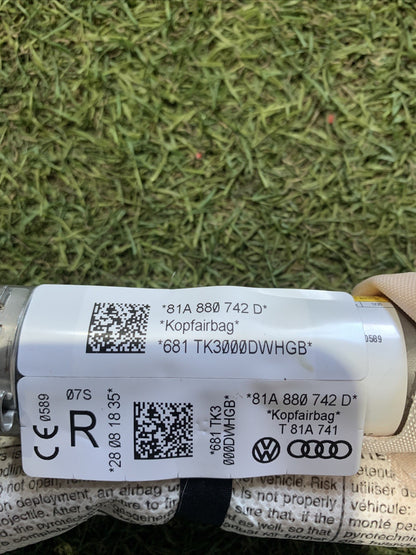AIRBAGA TENDINA LATO DESTRO DX  AUDI Q2 2021 81A880742D