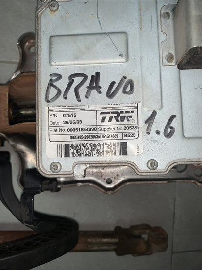 Piantone dello sterzo Fiat Bravo Dal 2007 al 2014 Cod 00051854998