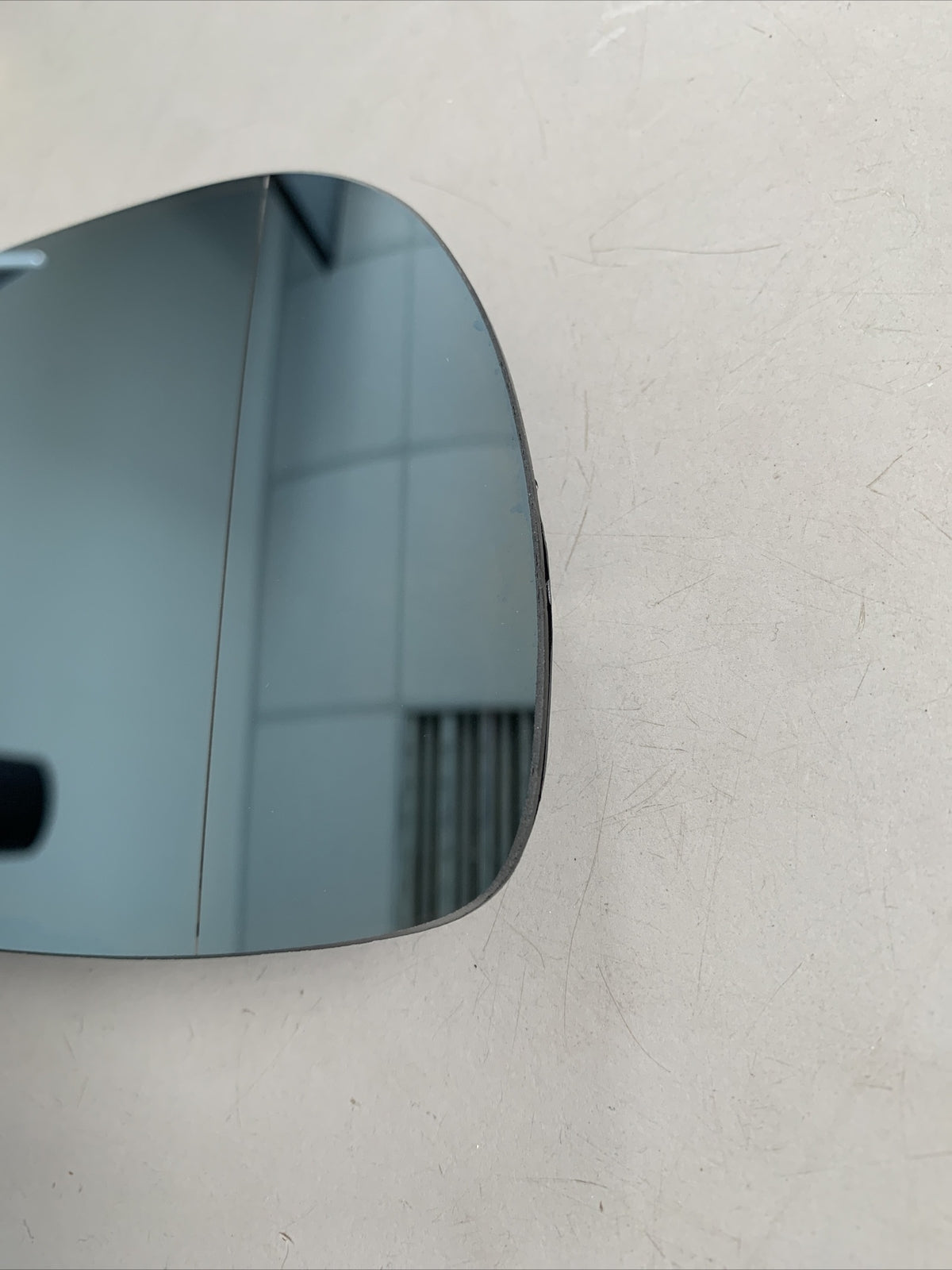 Vetro specchietto Audi - Seat - VW destro azzurro curvo 908D Azzurro