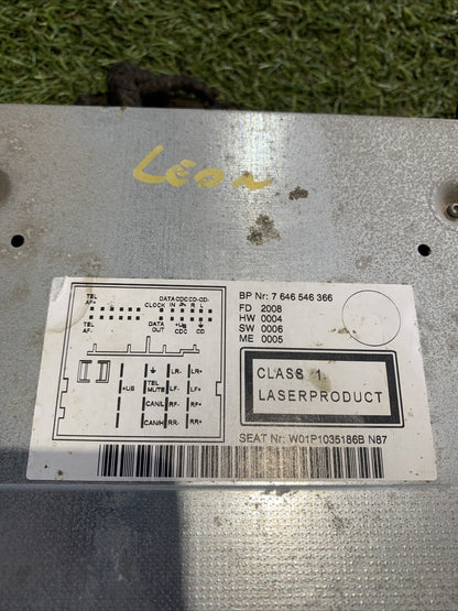 Auto Radio MP3 Seat Leon 2007 W01P1035186B