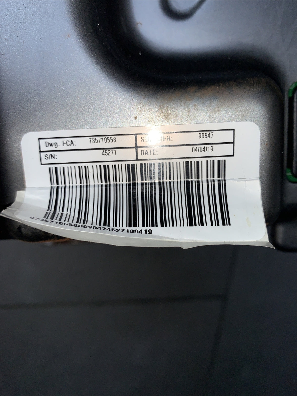 735710558 PIANTONE STERZO City FIAT Panda 312 1300 Diesel (2018)