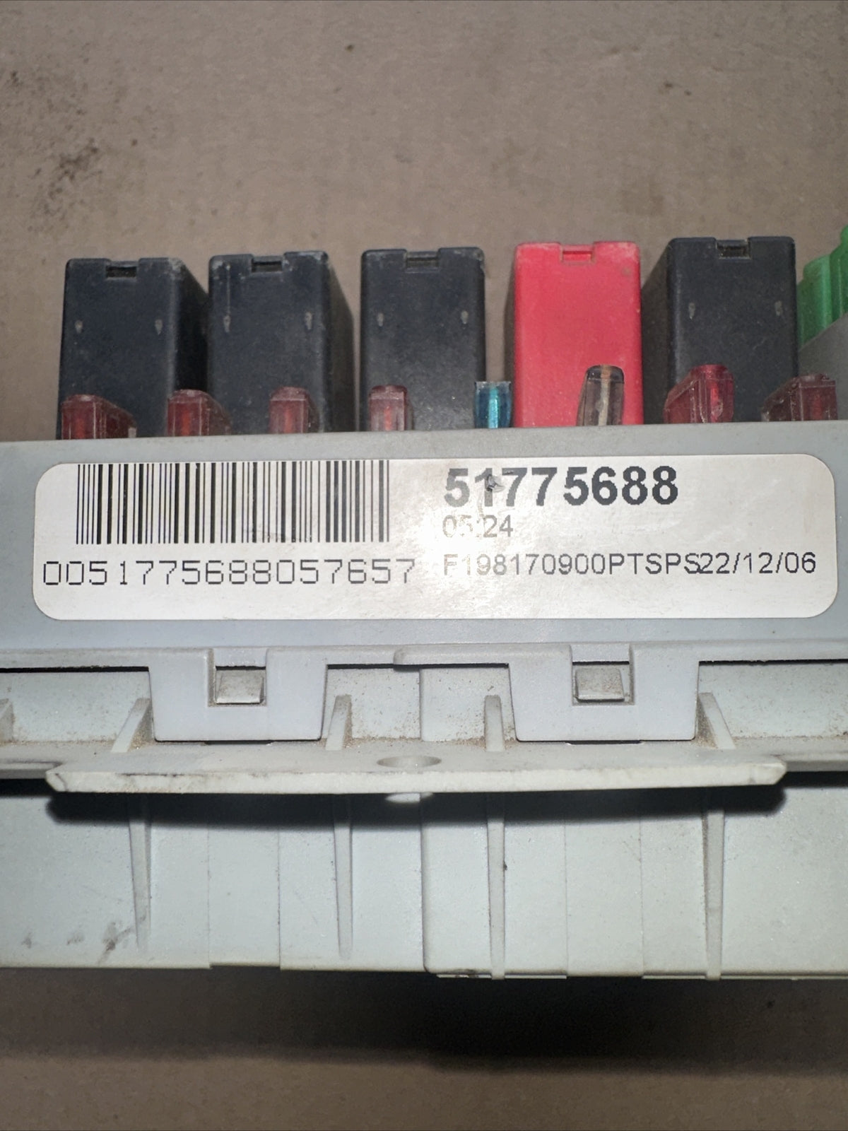 CENTRALINA BODY COMPUTER SCATOLA PORTA FUSIBILI  FIAT BRAVO 51775688 A3624