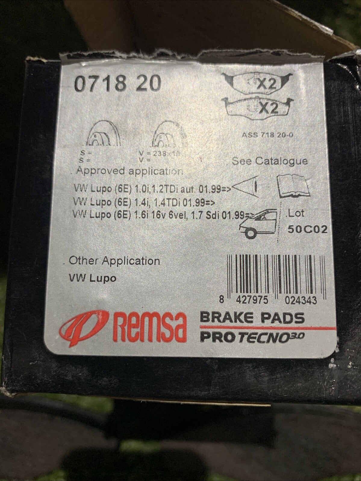 Pastiglie Freno Remsa Volkswagen Lupo 071820