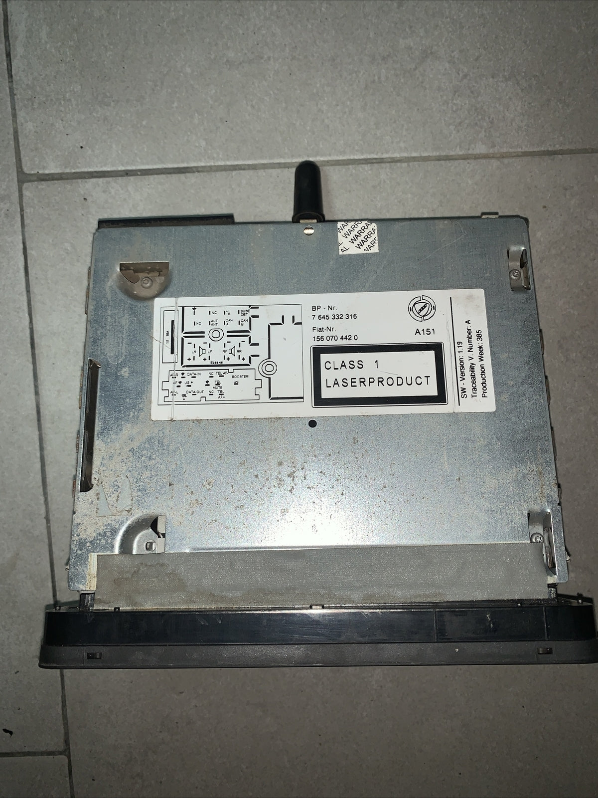 AUTORADIO ALFA ROMEO 159 RADIO LETTORE CD 1560704420