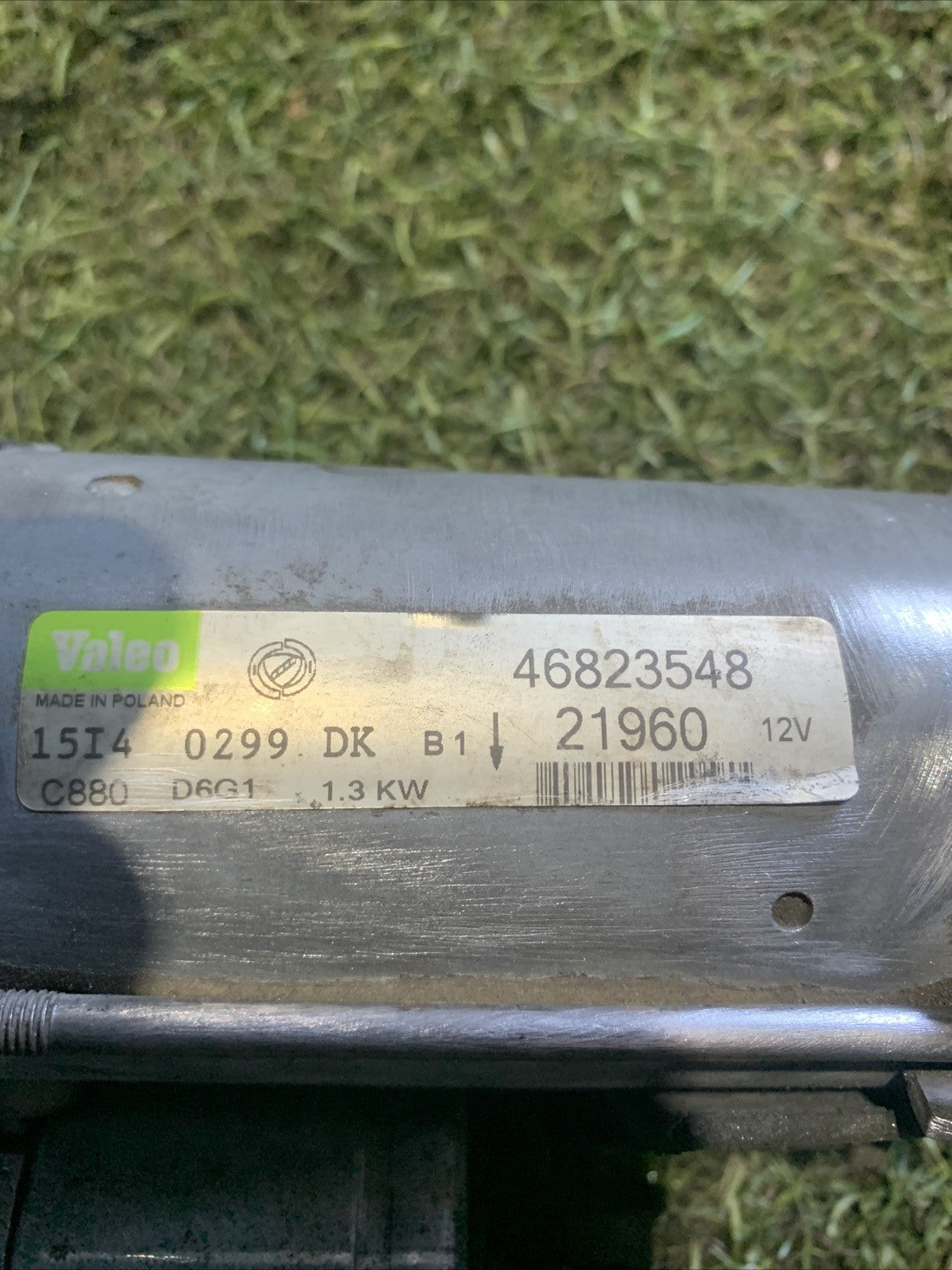 Motorino Avviamento Valeo Lancia Ypsilon 2005 1.3 MJT 46823548