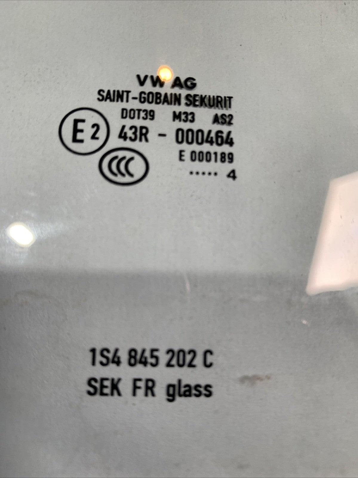 Vetro Scendente Anteriore Destro Volkswagen Up 1S4845202C
