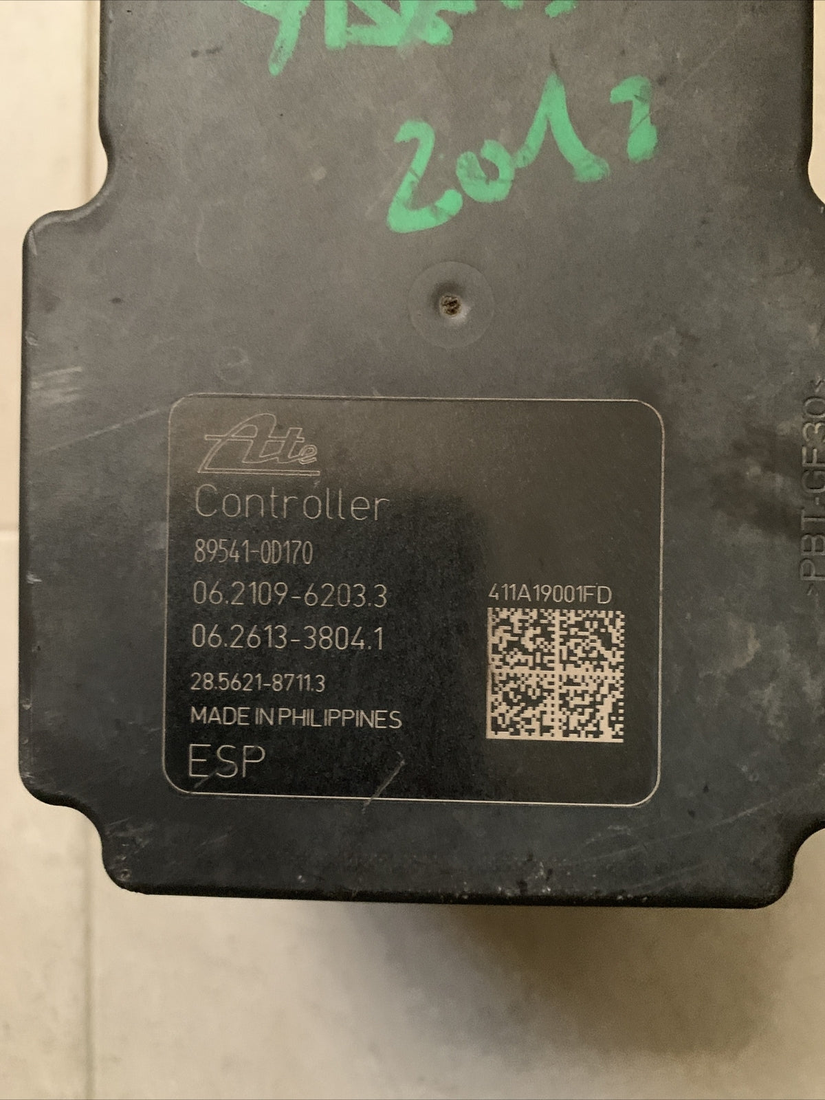 895410D170 POMPA CENTRALINA ABS TOYOTA YARIS 3 III (P13)(2010 IN POI) 1.5 Hybrid