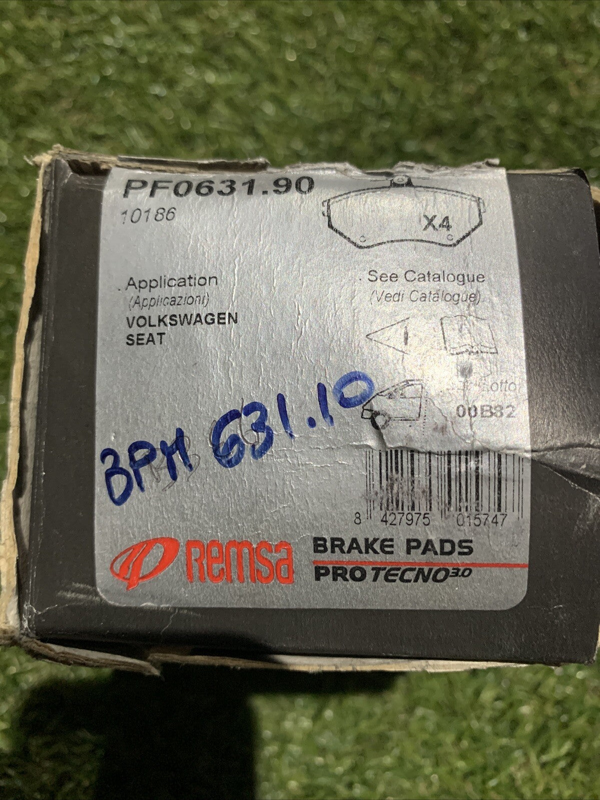 Pastiglie Freno Volkswagen Seat Remsa PF0631.90