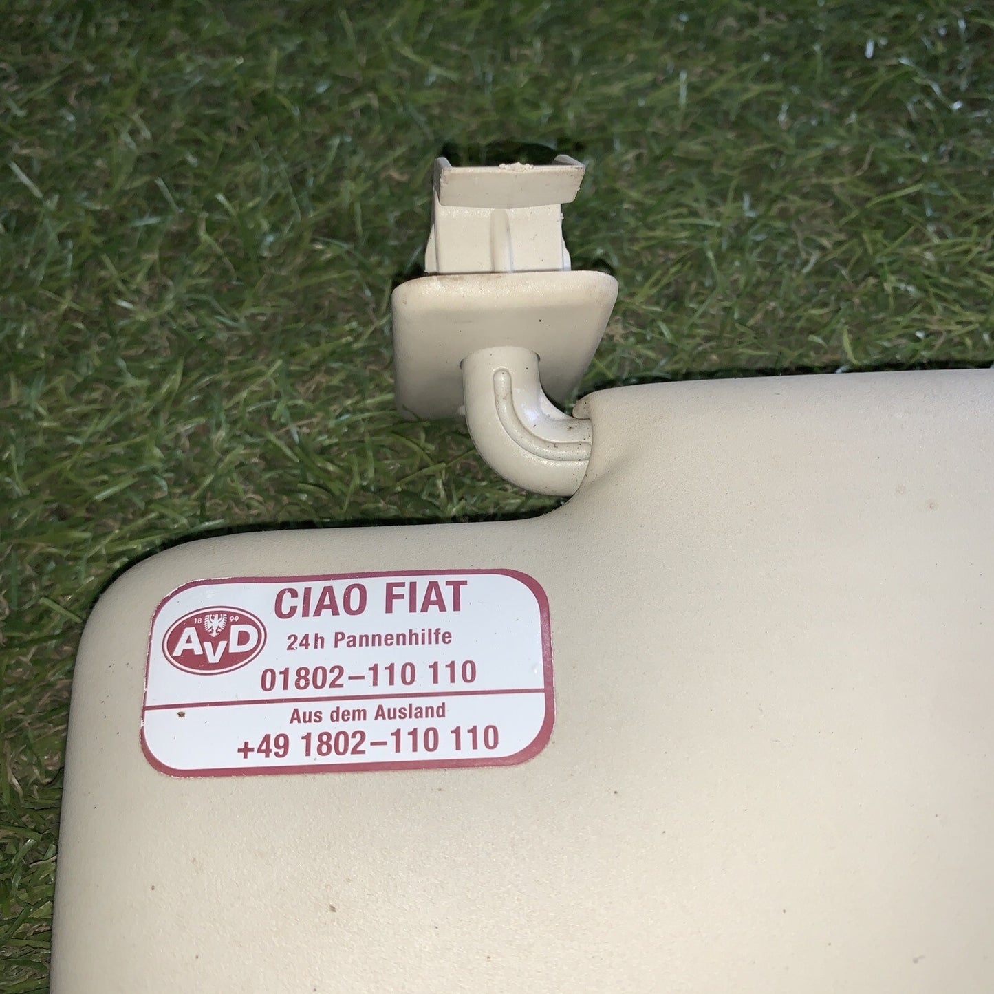 ALETTA TENDINA PARASOLE SINISTRA SX GUIDA ORIGINALE FIAT 500 mod 312